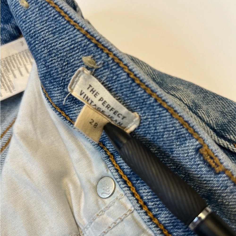 Madewell the perfect vintage jean size 28‎ distressed blue jeans - Picture 4 of 12